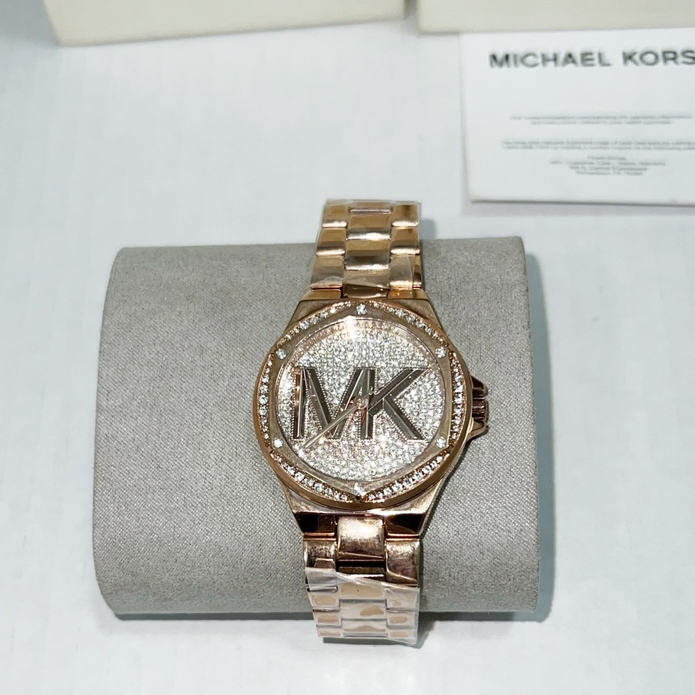 New MICHAEL KORS Rose Gold Tone unisex Watch - Picture 2 of 7